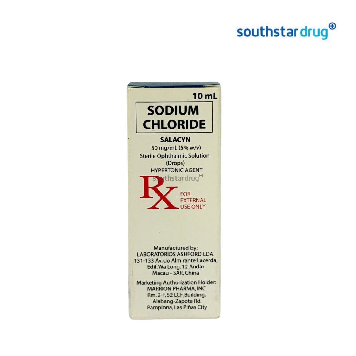 Rx: Salacyn Ophthalmic Solution 50mg/10ml