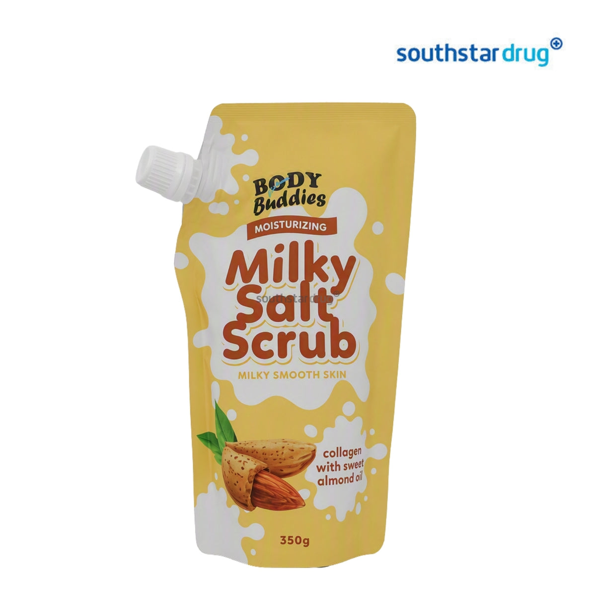 Body Buddies Milky Salt Moisturizing Body Scrub 350g (1 Pouch) – Body Exfoliation