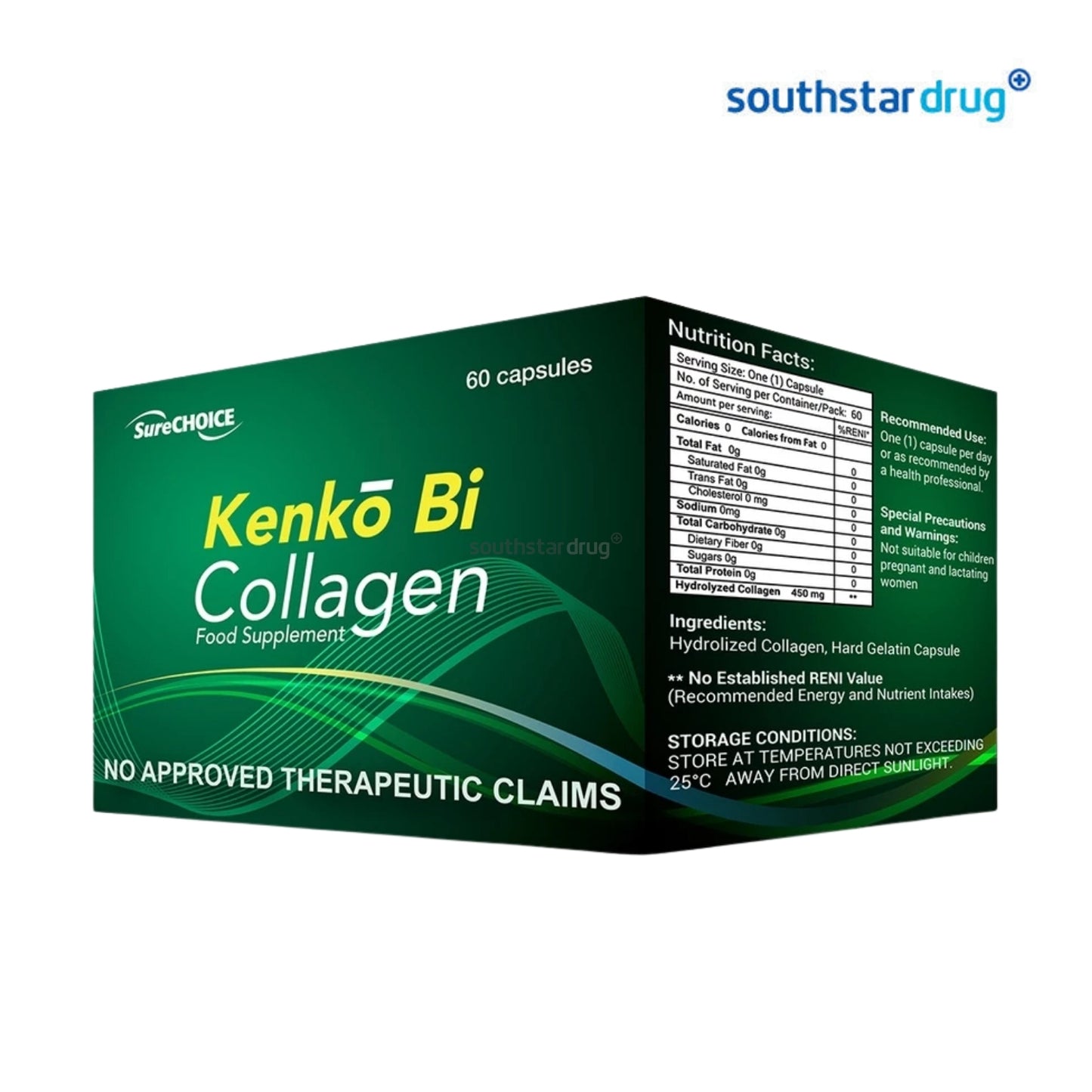 Kenko Bi Collagen 450mg Capsule - 10s