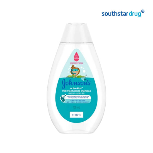 Johnson's Active Kids Shampoo Milk Moist 100mL Bottle
