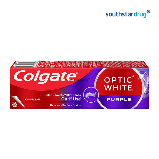 Colgate Optic White Toothpaste Purple 100g Tube