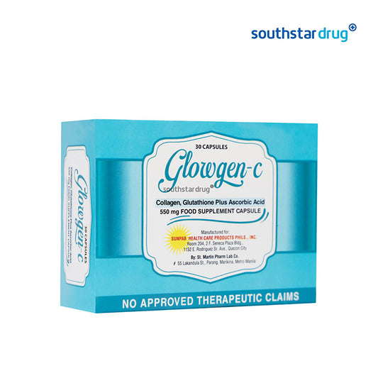 Glowgen-c Collagen and Glutathione + Vitamin C Capsule - 10s
