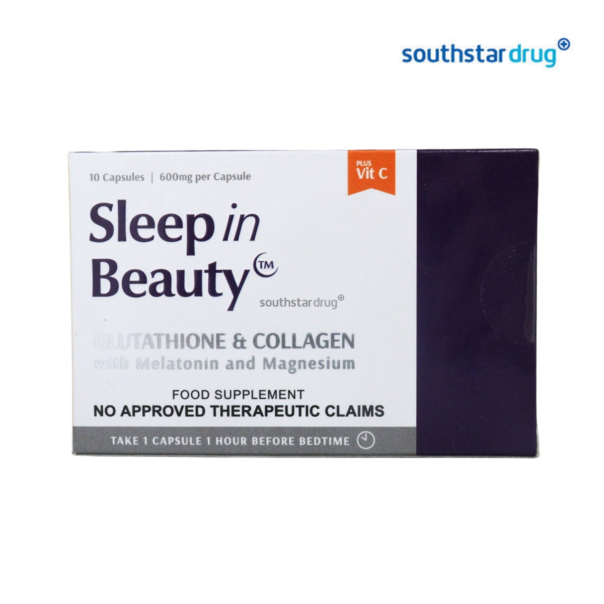 Sleep In Beauty Capsule 600mg 10 Capsules – Glutathione and Collagen Supplement