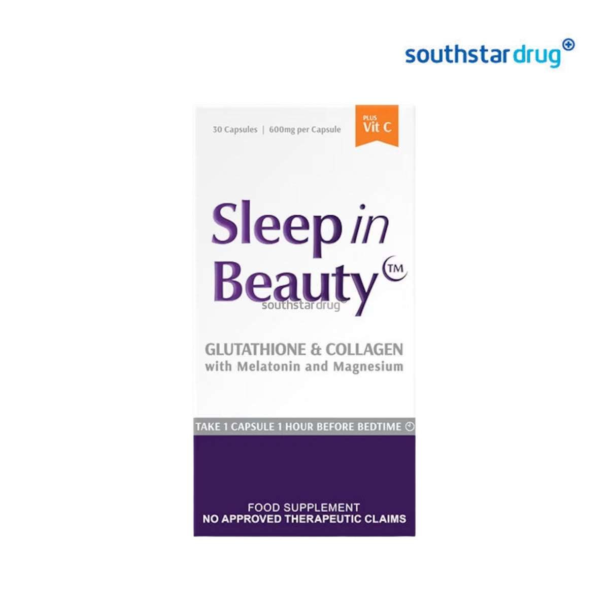 Sleep In Beauty Capsule 600mg 30 Capsules – Glutathione and Collagen Supplement