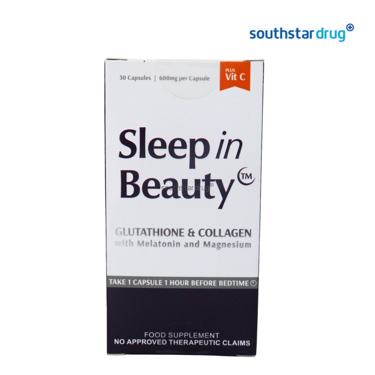 Sleep In Beauty Capsule 600mg 30 Capsules – Glutathione and Collagen Supplement