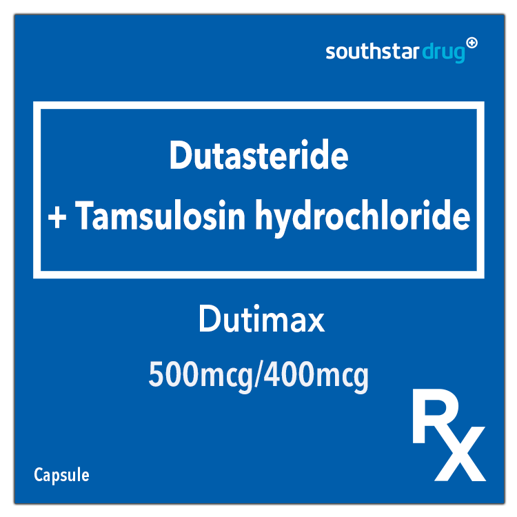 Rx: Dutimax 500mcg/400mcg 1pc. Capsule