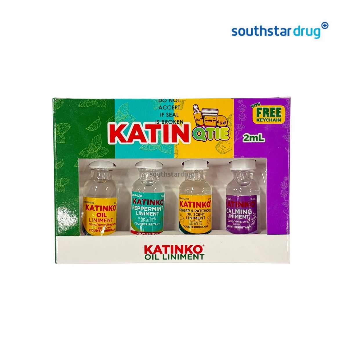 Katinqtie Oil Liniment 2ml (4 Bottles) – Topical Massage and Comfort Care