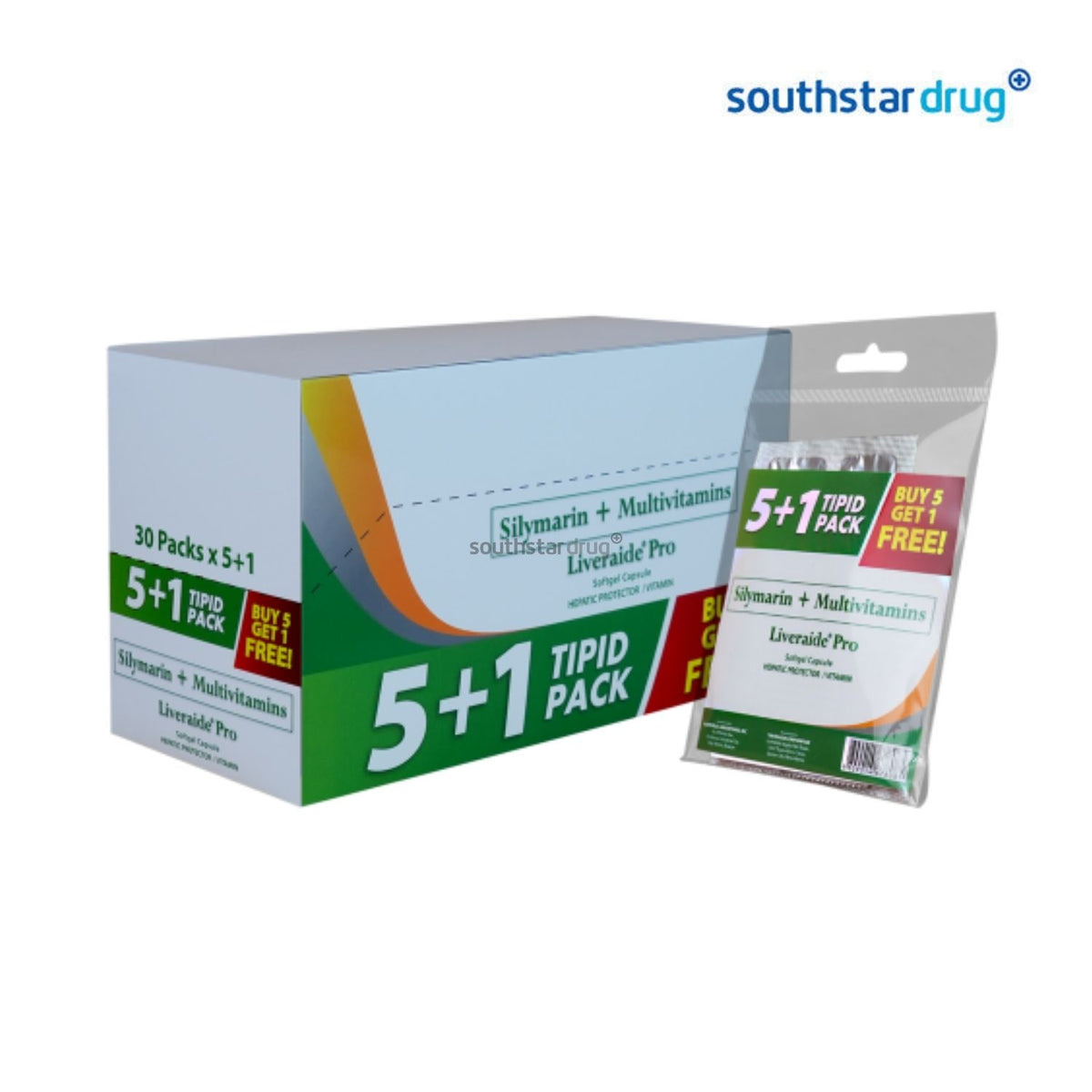 Liveraide Pro Softgel Capsules 5+1 Tipid Pack