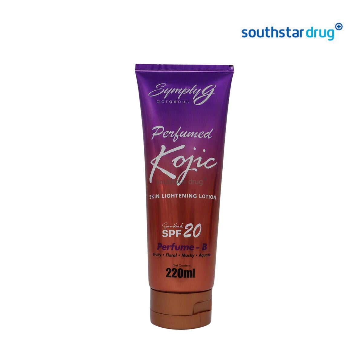 Symply G Perfumed Kojic Lotion B 220ml 1 Tube – Daily Skin Care