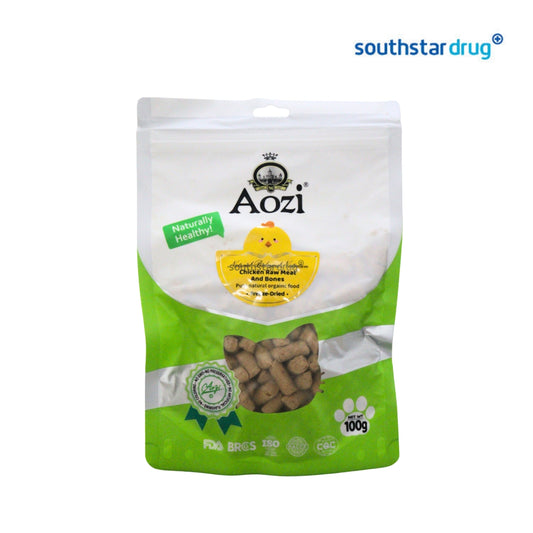 Aozi Freeze-Dried Chicken & Bones Pet Treats 100g (1 Pouch)