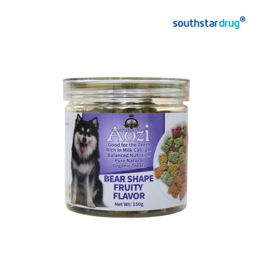 Aozi Fruity Bear-Shaped Dog Treats 150g (1 Tub)