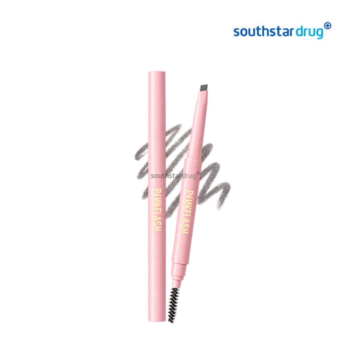 Pinkflash 2 in 1 Eyebrow Pencil #4 Natural Gray 0.2g