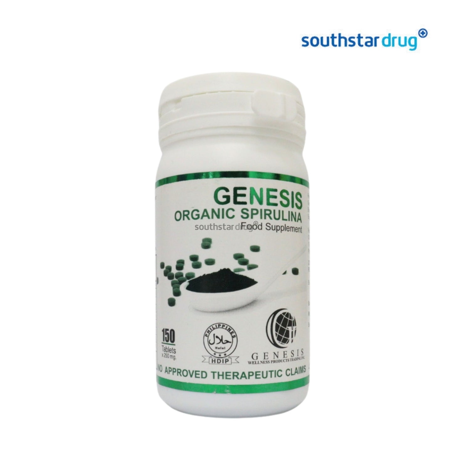Genesis Spirulina 250mg (150pcs. Tablets) – Nutritional Support