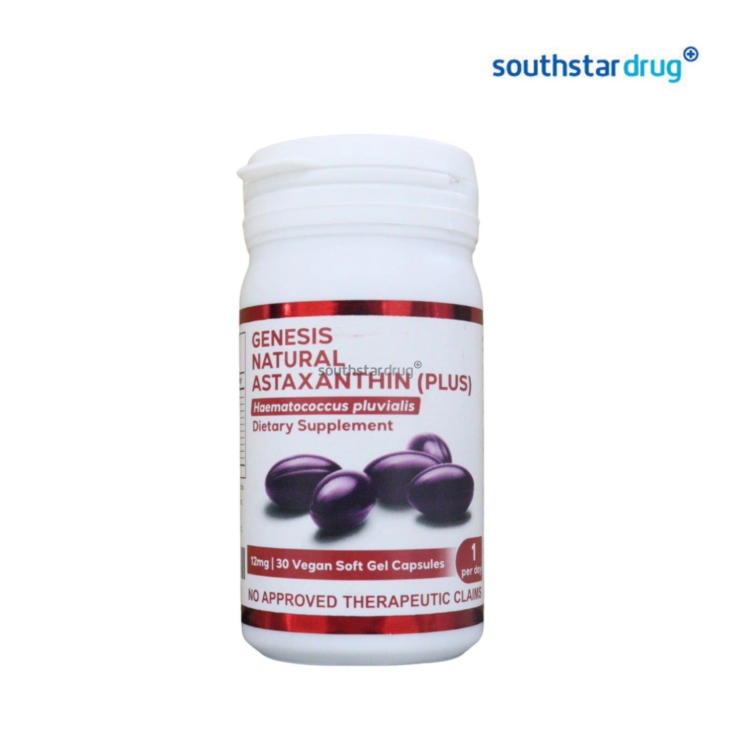 Genesis Natural Astaxanthin 12mg (30pcs. Softgel Capsules) – Nutritional Support