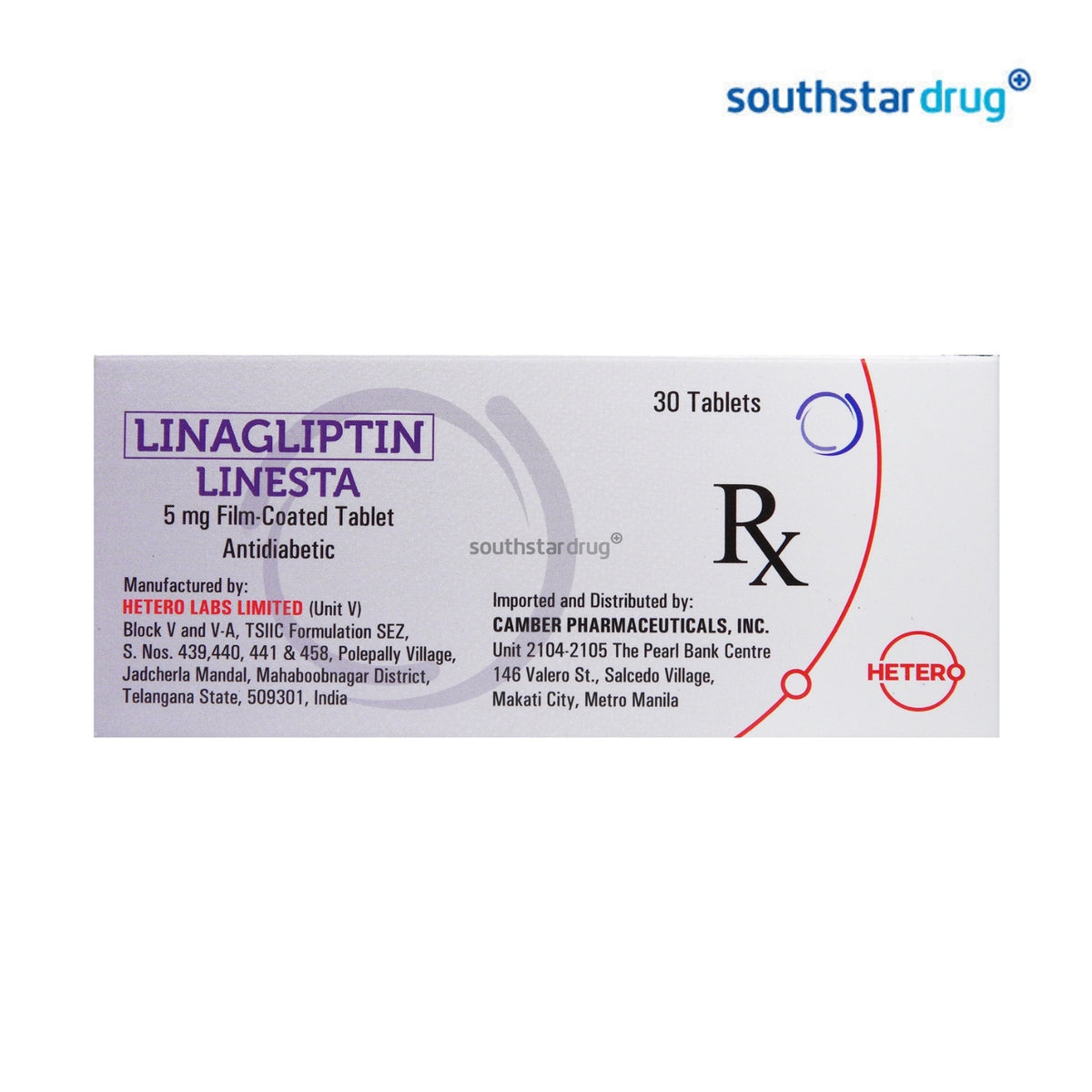 Rx: Linesta VVV Film-Coated Tablet 5mg