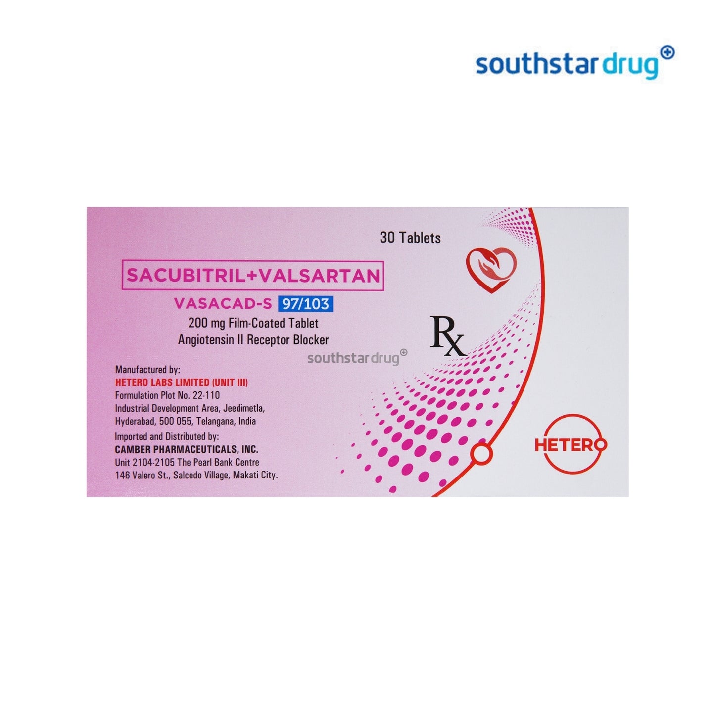 Rx: Vasacad S Film-Coated Tablet 200 mg