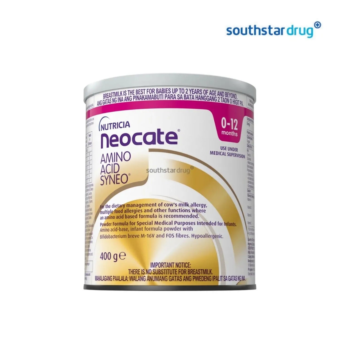 Neocate Amino Acid Syneo 0 to 12 Months 400g Can