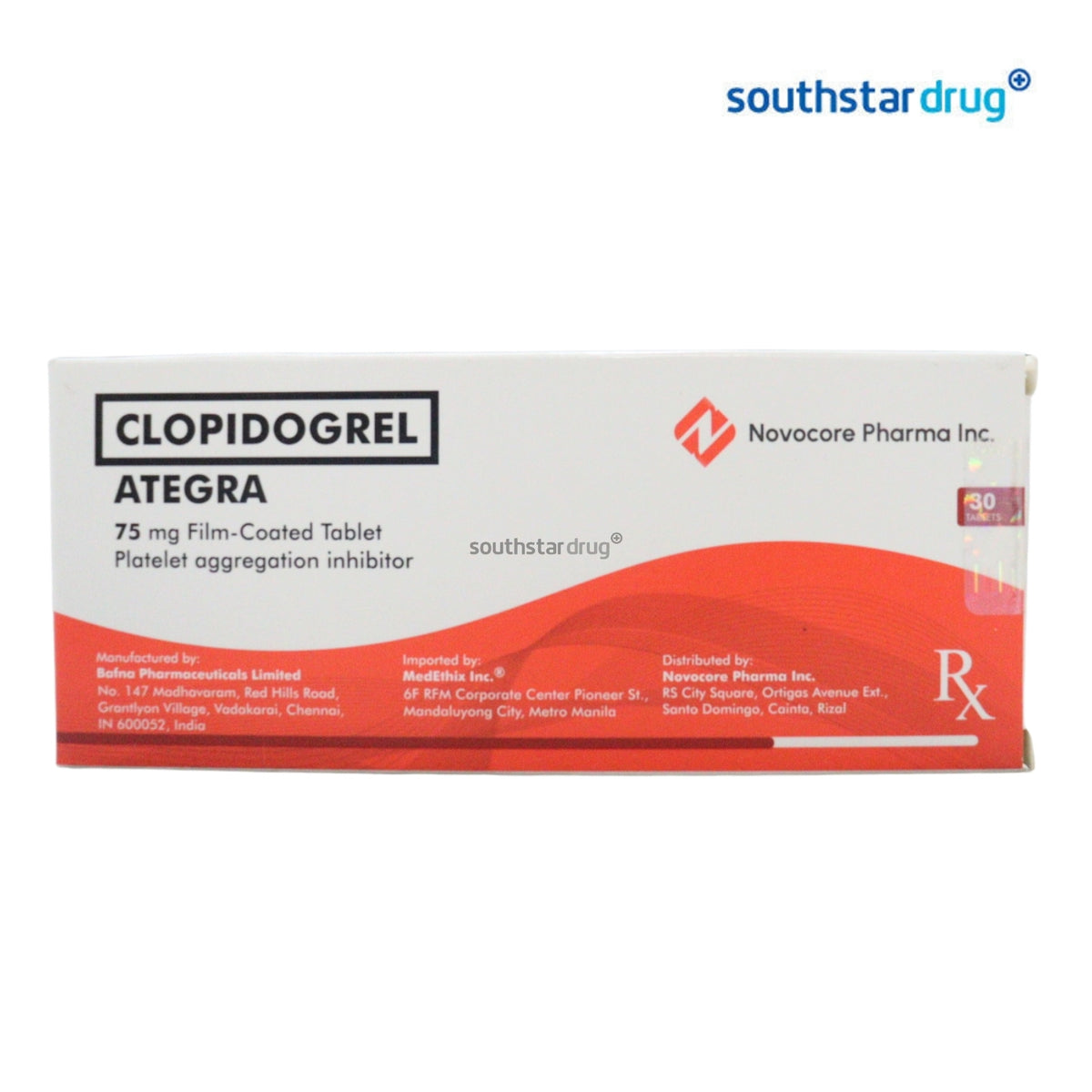 Rx: Ategra 75mg Film-Coated Tablet