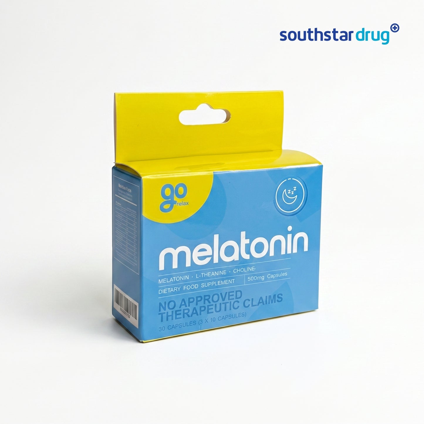 Go Relax Melatonin 500mg Capsules - 30s