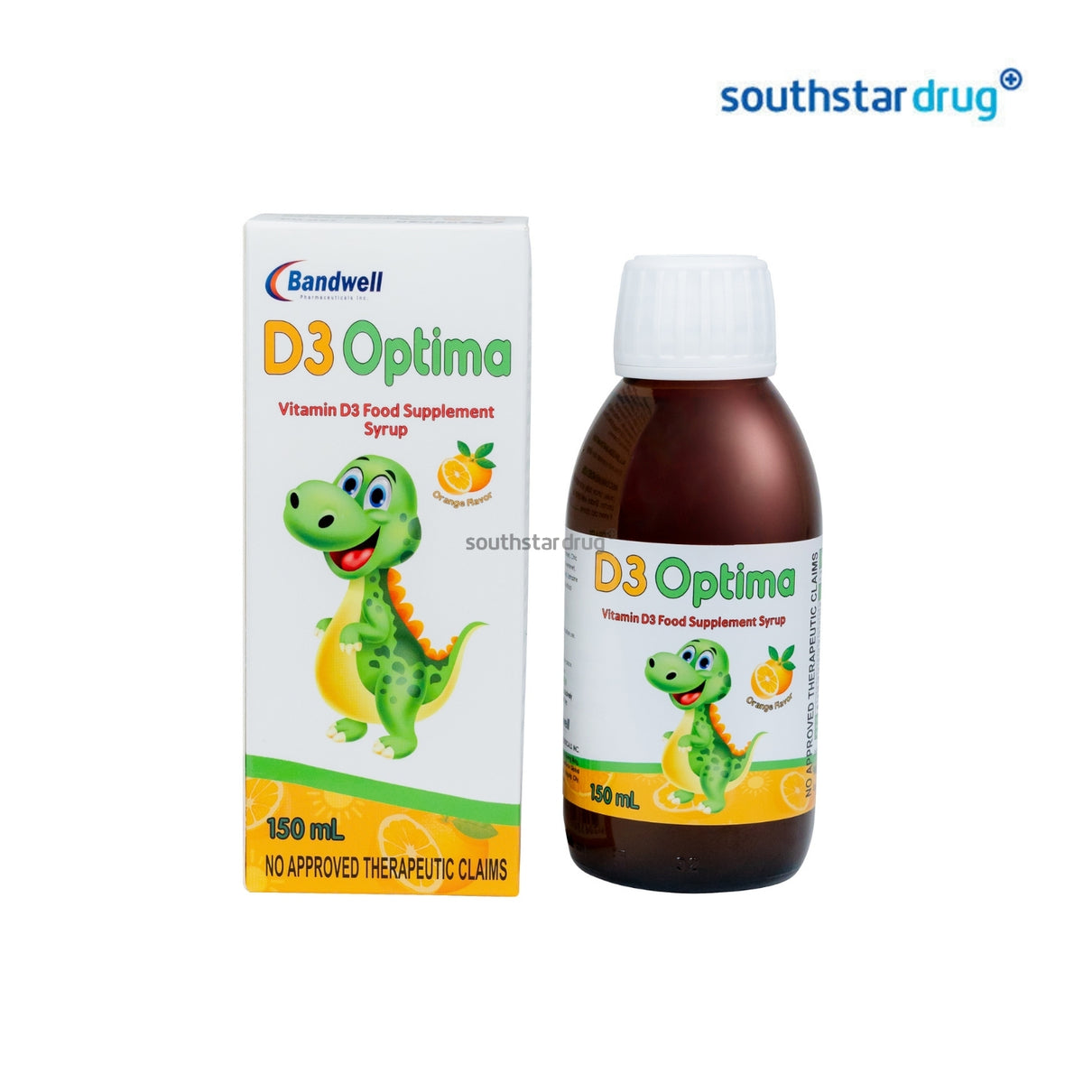 D3 Optima Syrup Orange 150ml 1 Bottle – Vitamin D Supplement