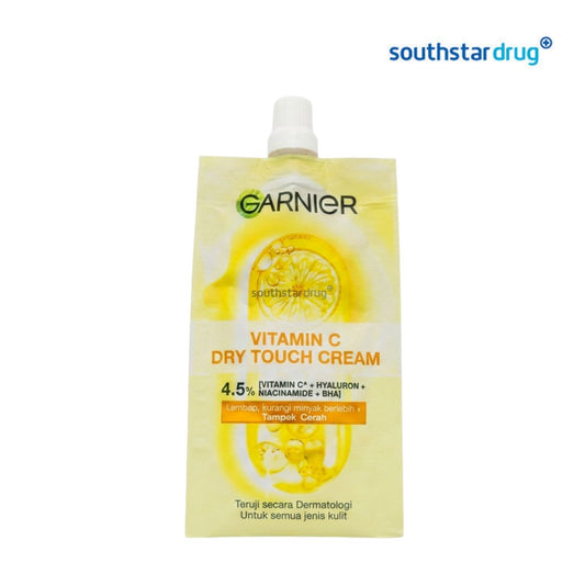 Garnier Facial Cream Vitamin C Dry Touch 7 ml ( 1 Sachet) - Daily Facial Skin Care