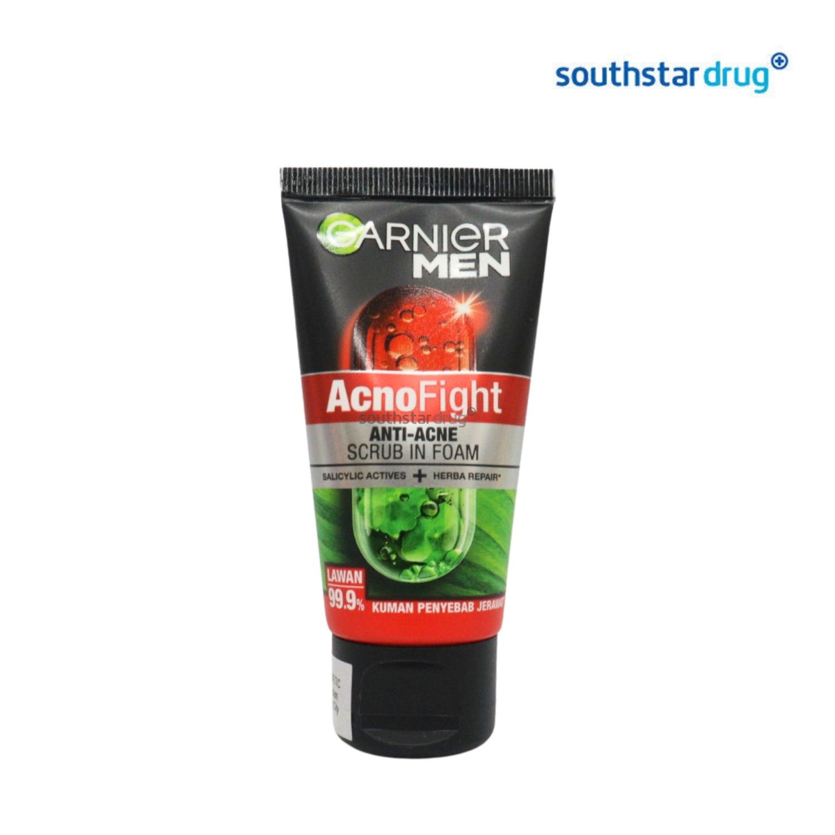 Garnier Men Facial Foam AcnoFight 50 ml (1 Tube) - Facial Cleansing