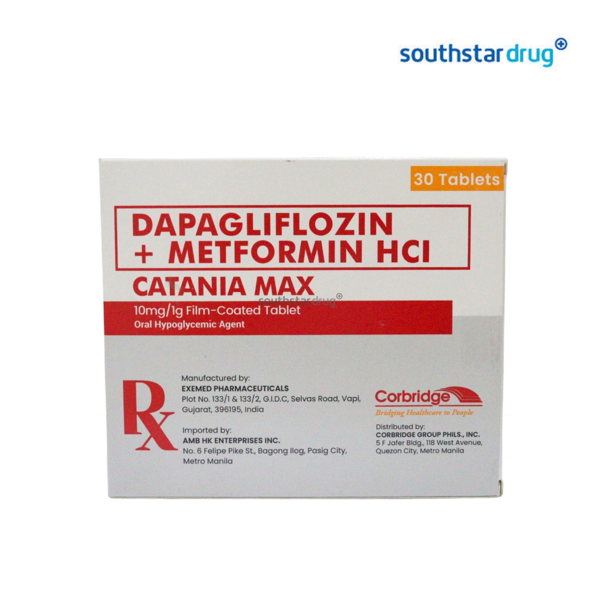 Rx: Catania Max Film-Coated Tablets 10 mg/1g 1pc
