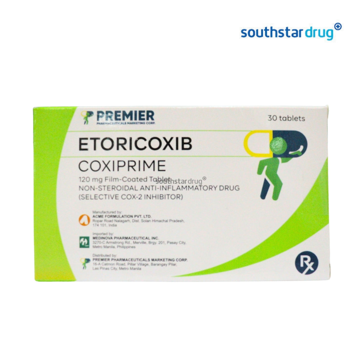 Rx: Coxiprime 120mg Film-Coated Tablet 1pc