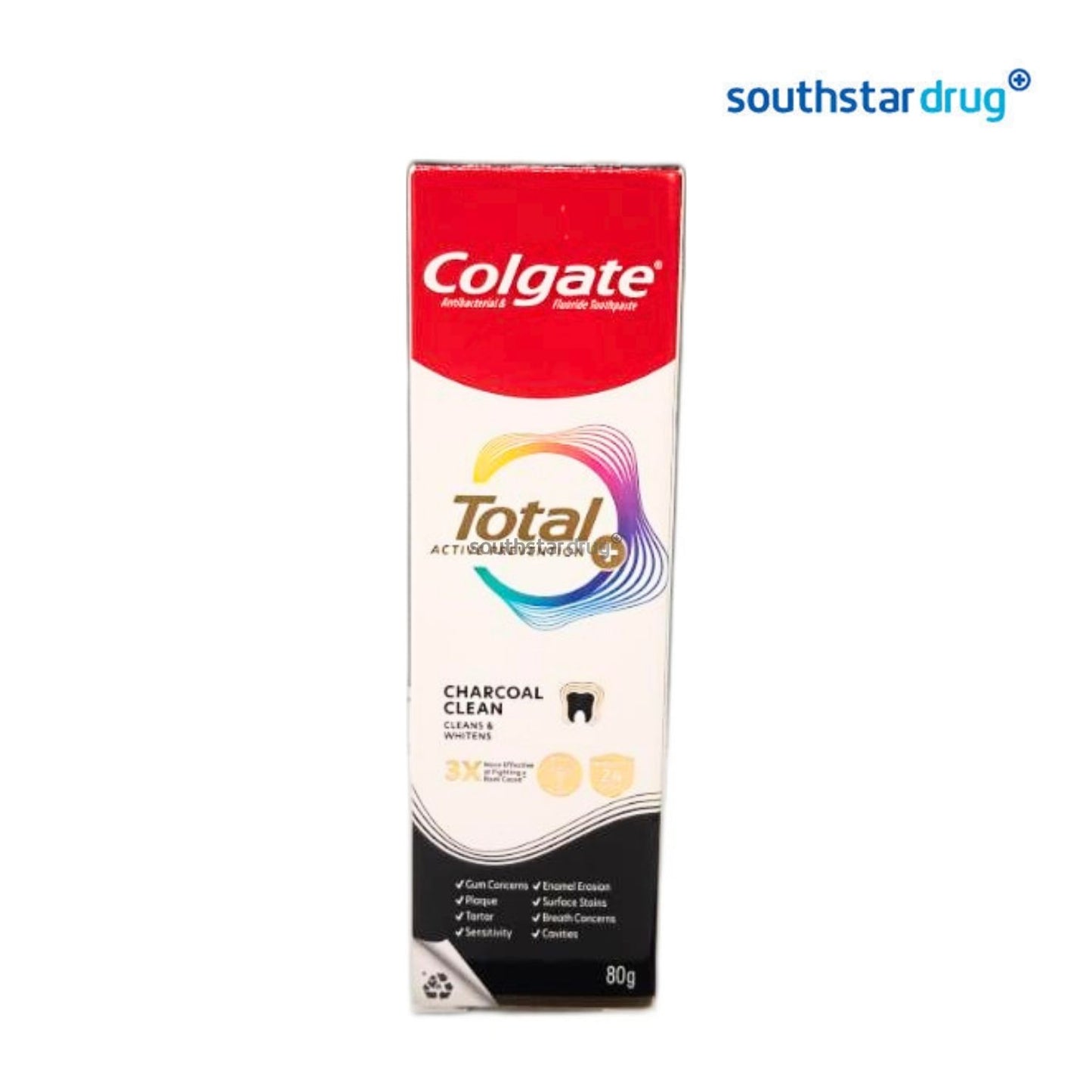 Colgate Total Charcoal Clean Toothpaste 80g Tube
