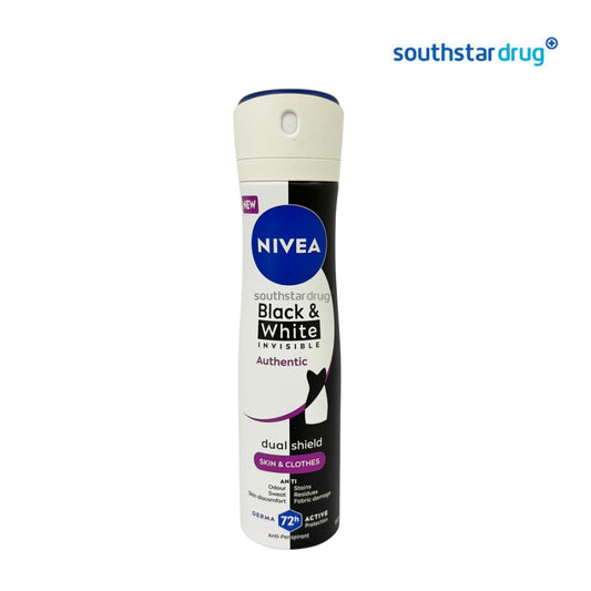 Nivea Black & White Authentic Deodorant Spray 150ml