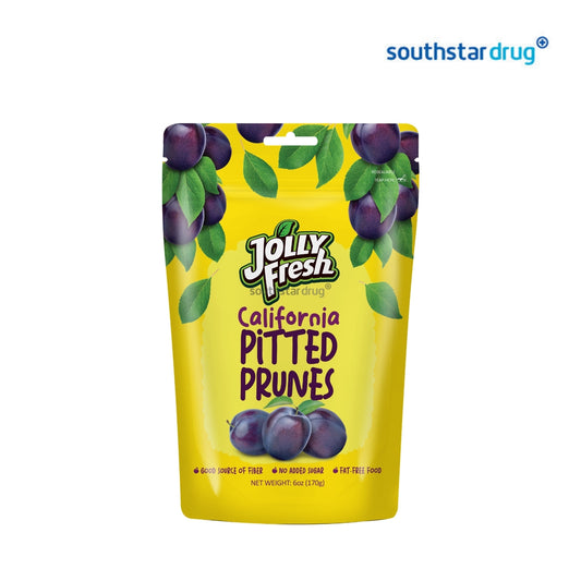 Jolly Fresh California Pitted Prunes 170g (1 Pack) – Dried Fruit Snack
