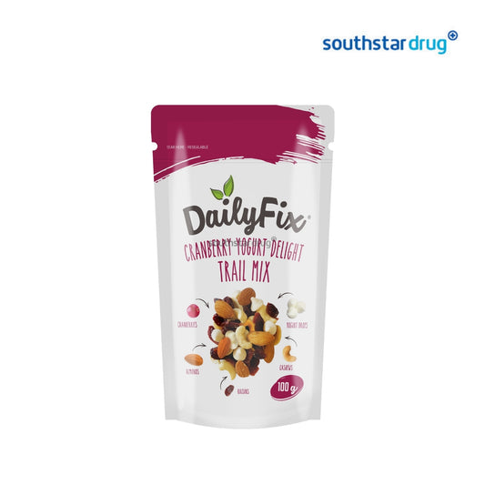 DailyFix Cranberry Yogurt Delight Trail Mix 100g (1 Pack) – Nut and Dried Fruit Snack