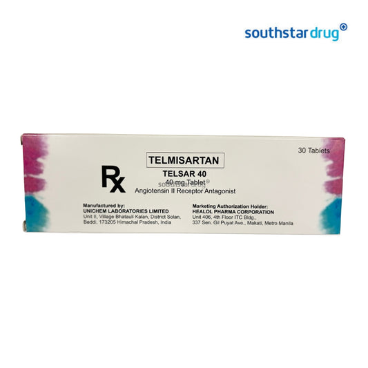 Rx: Telsar-40 40mg Tablet 1pc