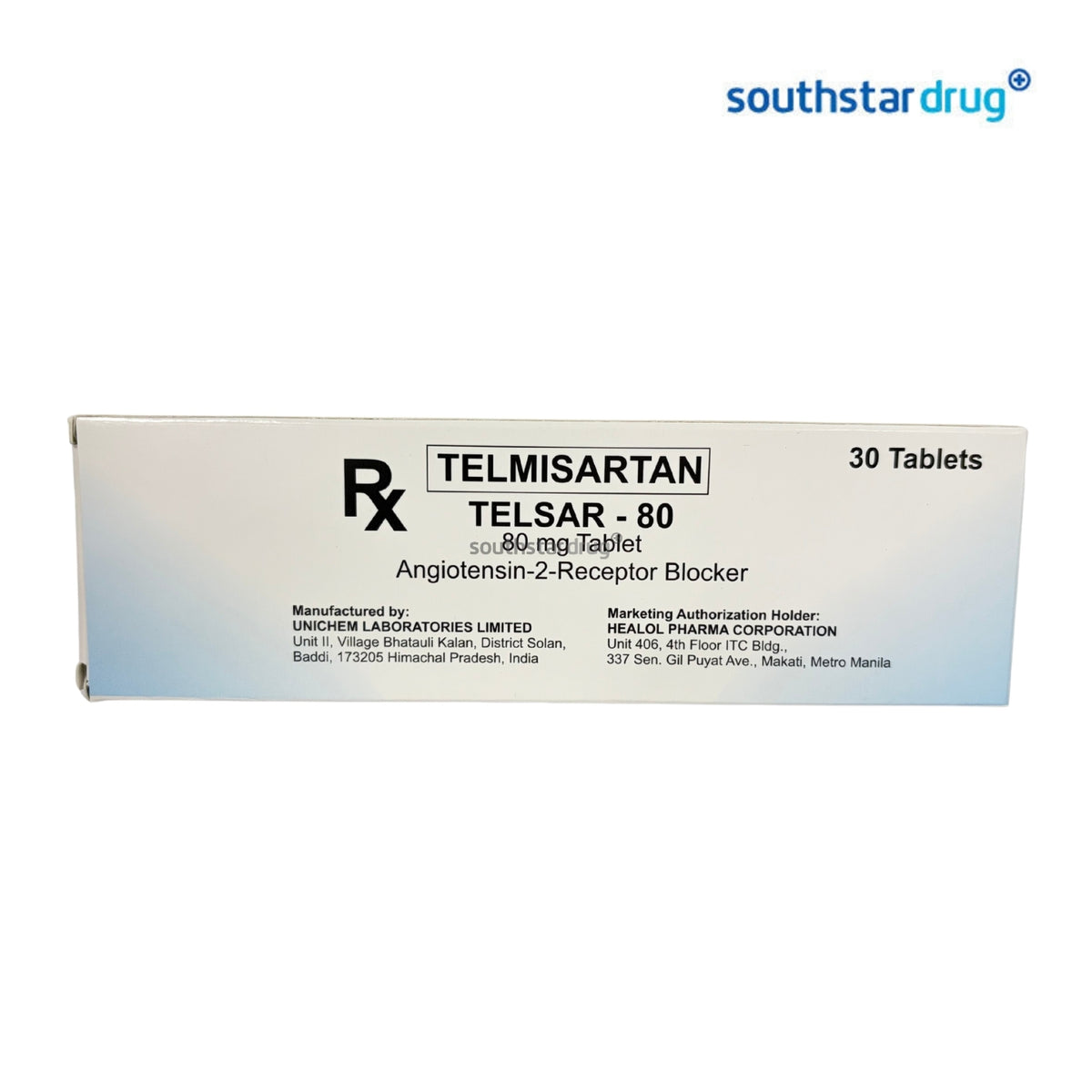 Rx: Telsar-80 80mg Tablet 1pc