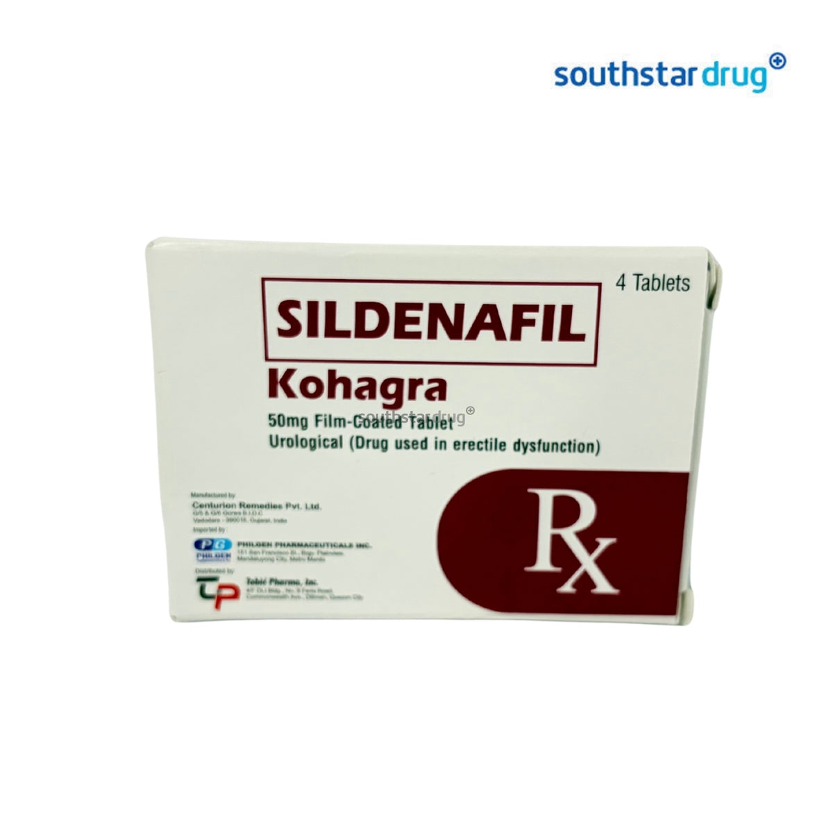 Rx: Kohagra 50mg Film-Coated Tablet 1pc