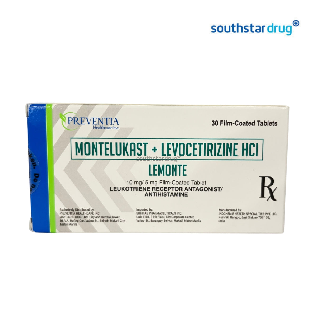 Rx: Lemonte 10mg/5mg Film-Coated Tablet 1pc