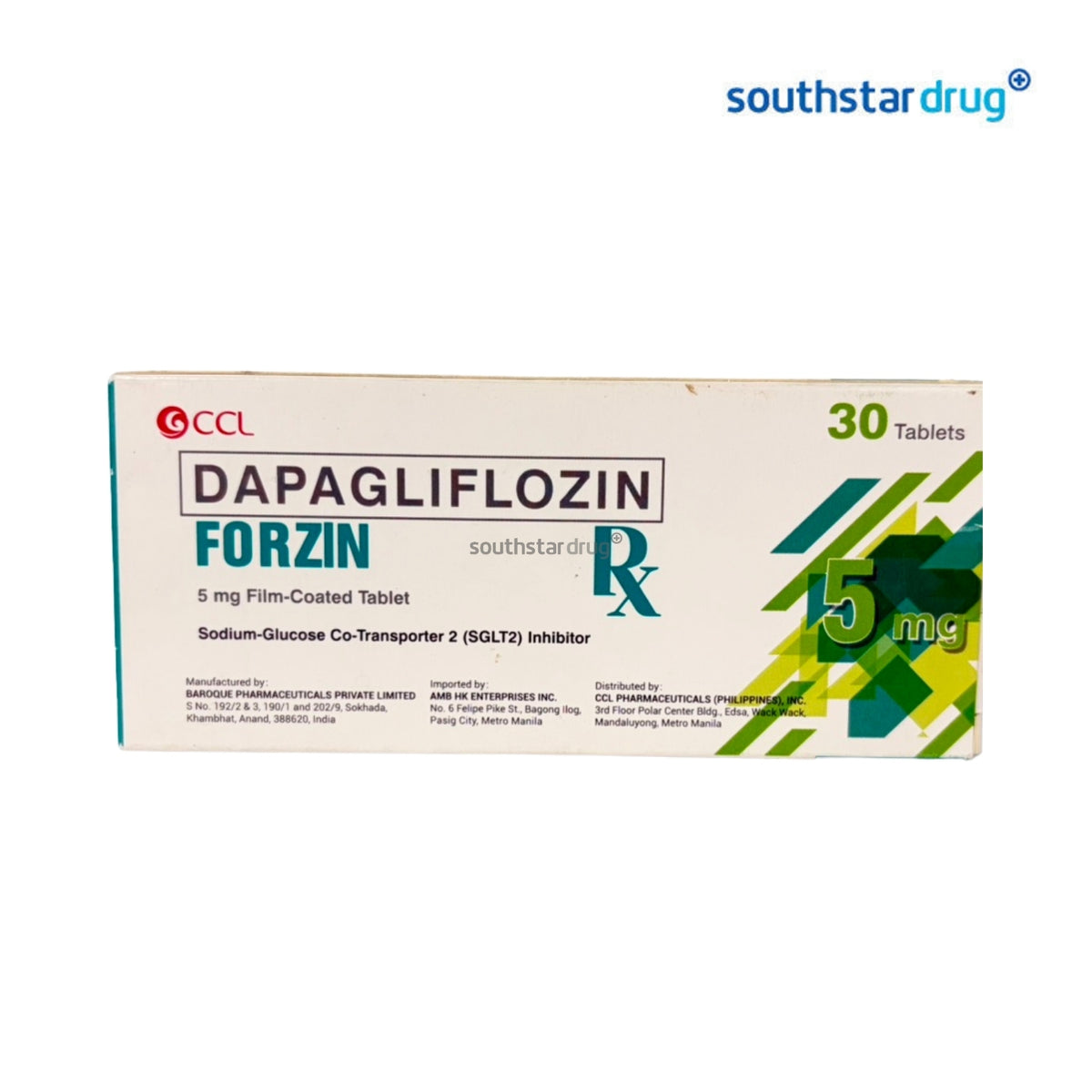 Rx: Forzin 5mg Film-Coated Tablet 1pc
