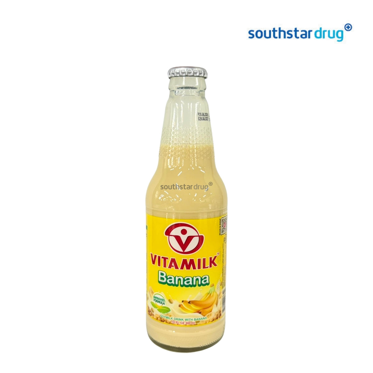 Vitamilk Banana Soymilk Drink 300ml (1 Bottle)