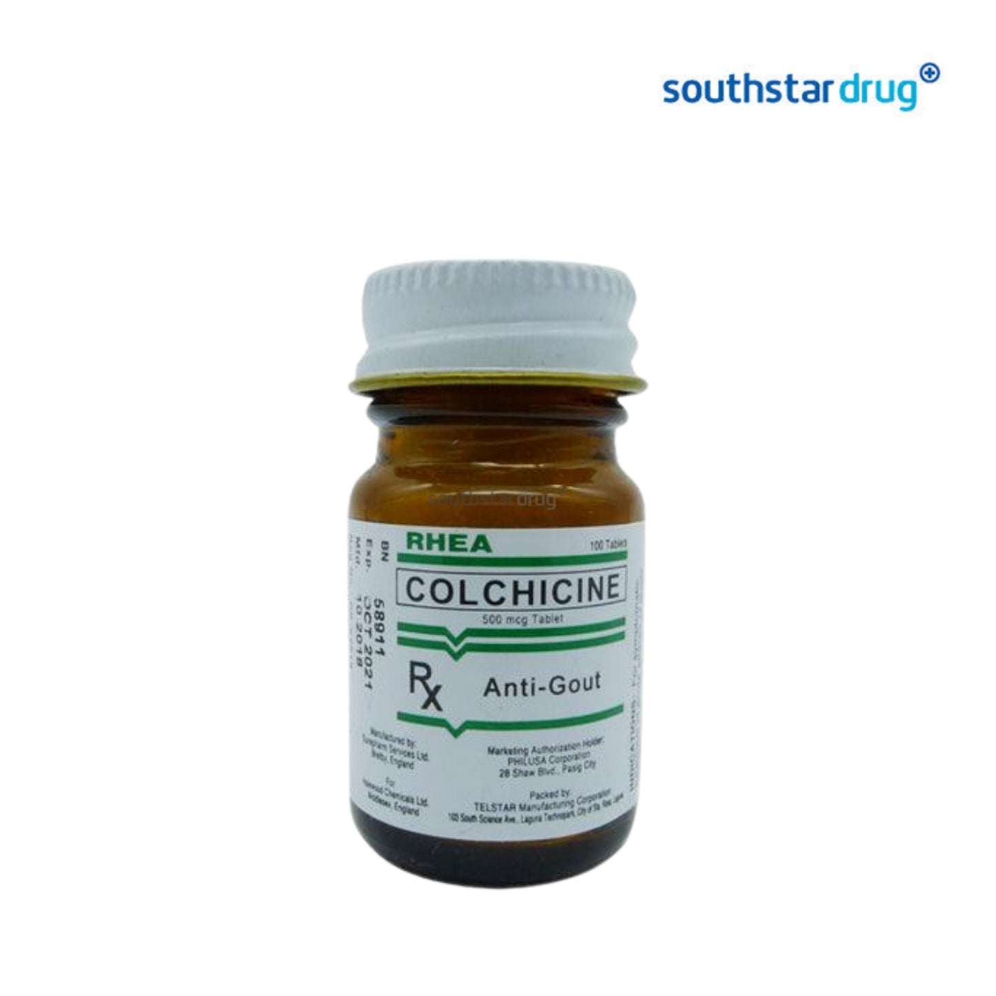 Rx: Rhea Colchicine 500mcg Tablet