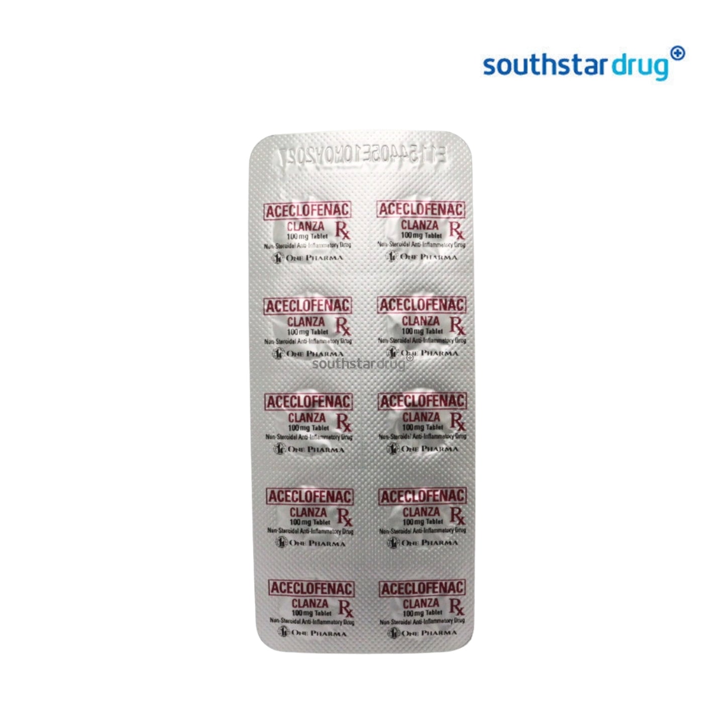 Rx: Clanza Aceclofenac 100mg Tablet