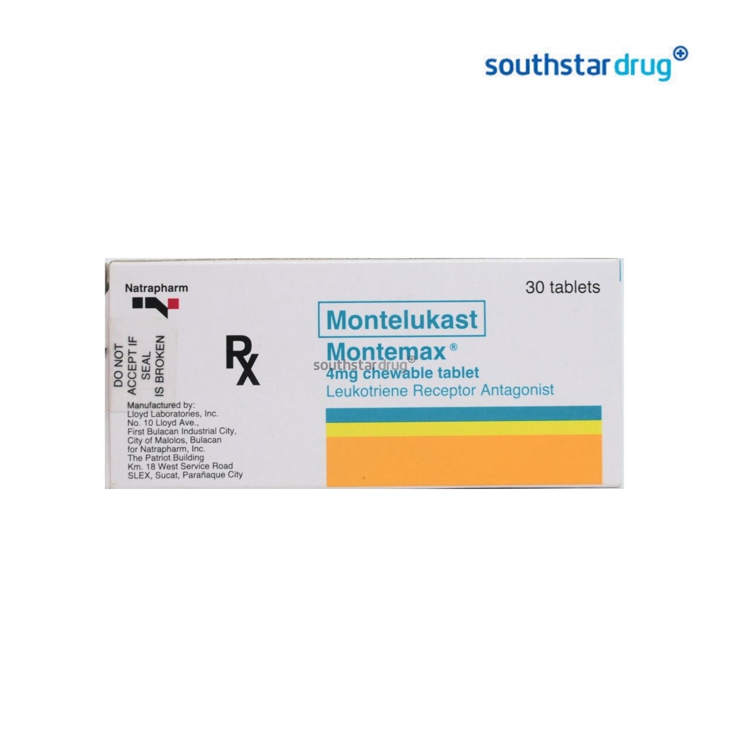 Rx: Montemax 4mg Tablet
