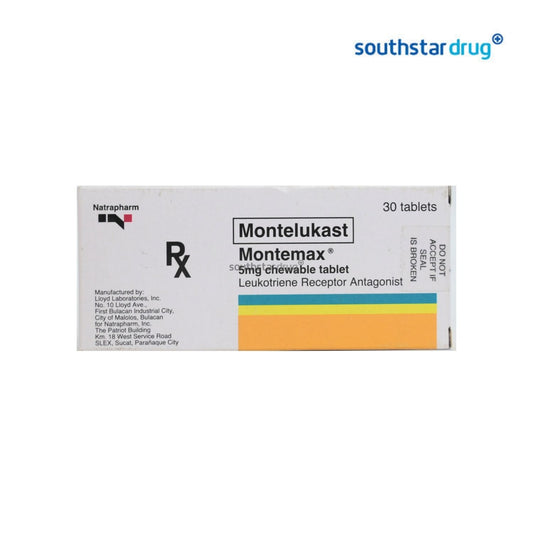 Rx: Montemax 5mg Tablet