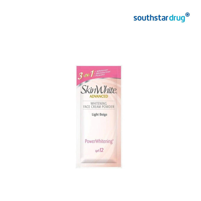Skinwhite Whitening Facial Powder Light Beige 7g - Southstar Drug