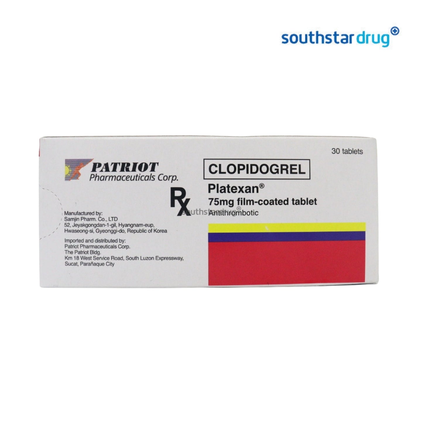 Rx: Platexan 75mg Tablet