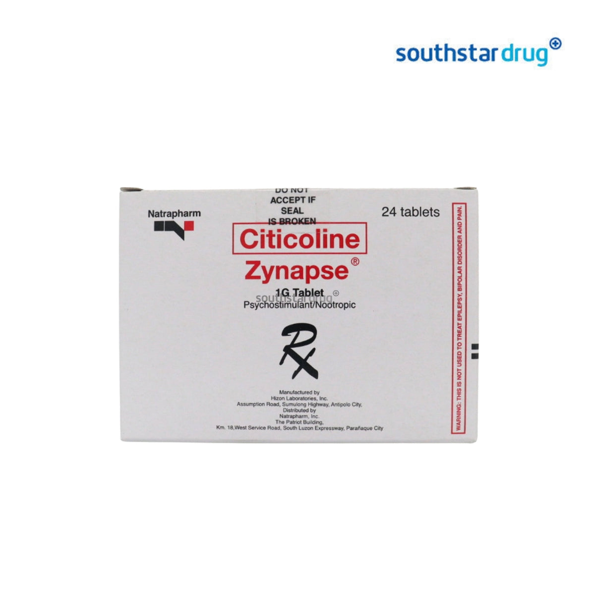 Rx: Zynapse 1 g Tablet