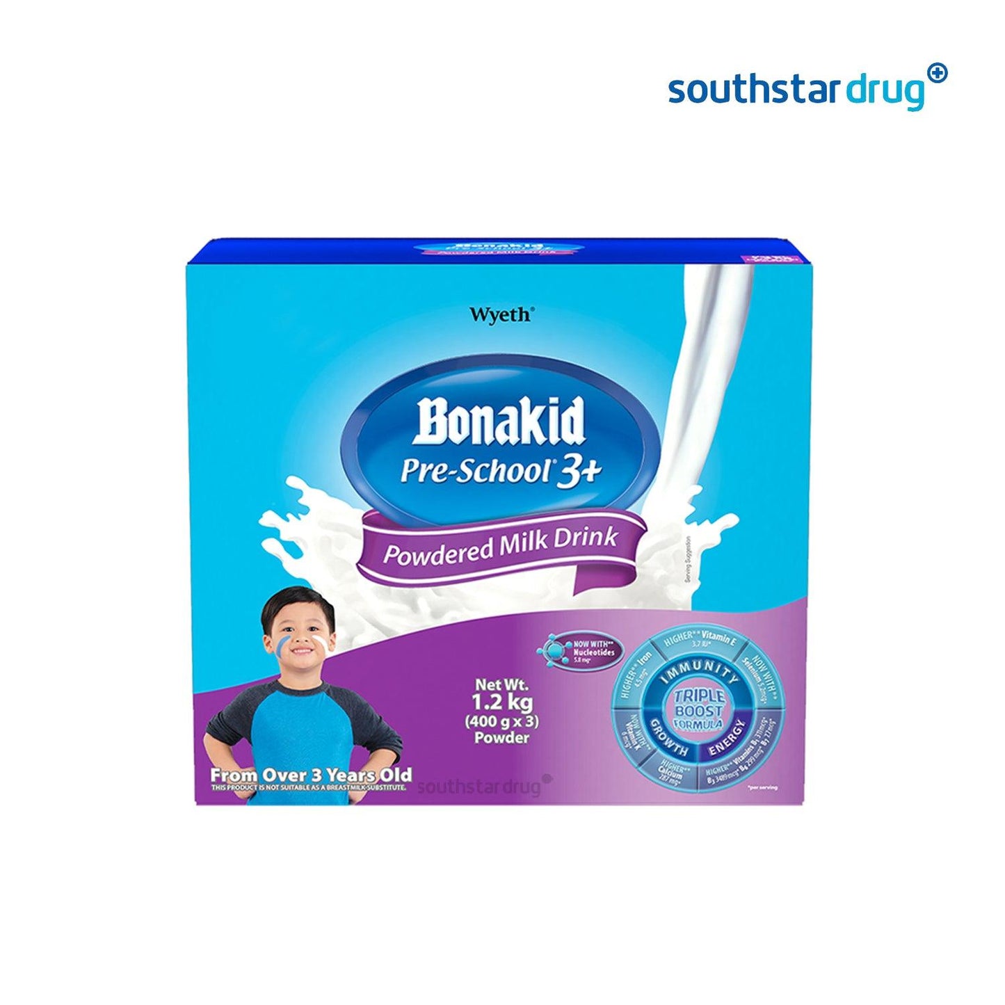 Bonakid Pre-school 3+ 1.2kg - Southstar Drug