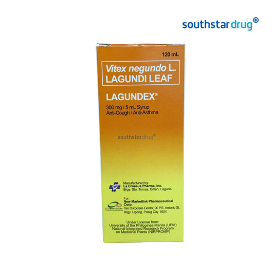 Lagundex Syrup 300mg/5ml Orange Flavor – 120ml