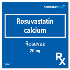 Rx: Rosuvaz 20mg Tablet