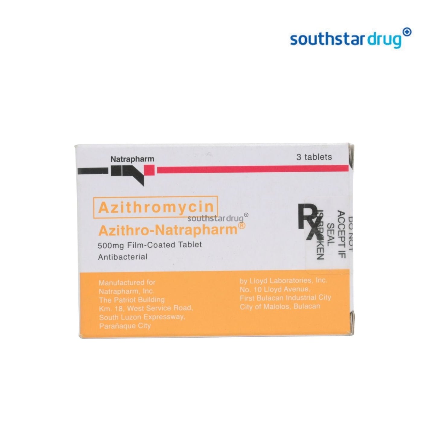 Rx: Azithro 500mg Tablet