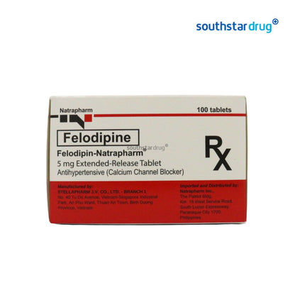Rx: Felodipin XR 5mg Tablet